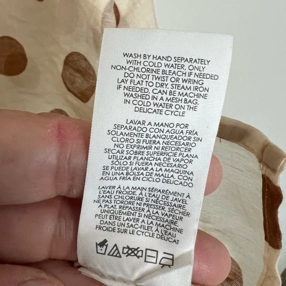 Cabi Spectator Polka Dot Button-Up blouse #6305 Size L - Picture 6 of 7